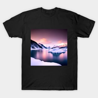 Ice Mountains in Winter T-Shirt